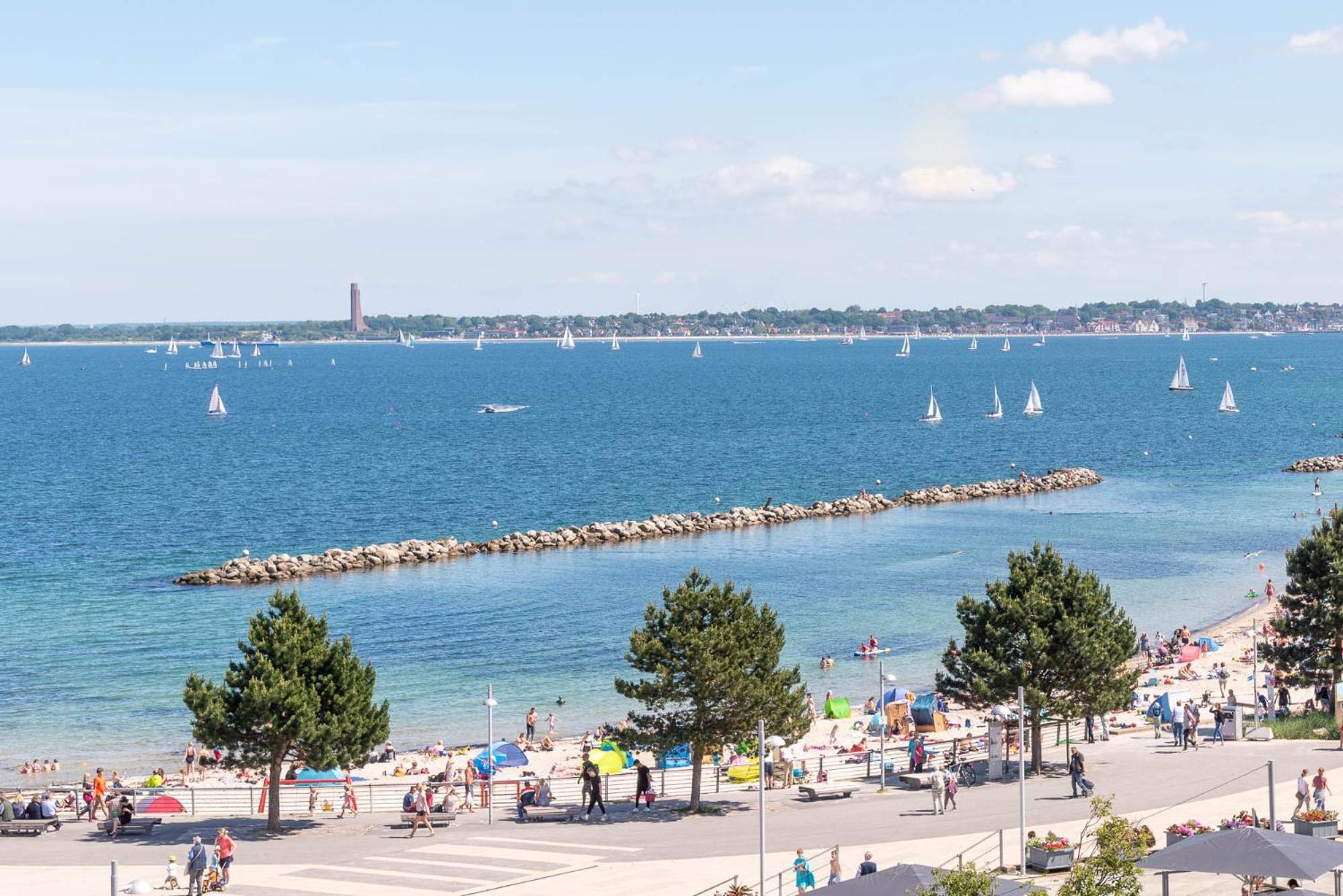 Ferienwohnung Oberdeck Schilksee Zewnętrze zdjęcie